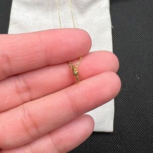 Gorjana set. Lightning bolt necklace and earrings.